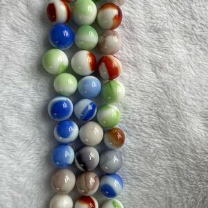 Blue and Green Vintage Marbles